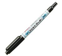 Zebra Onamae Mackee Double-Sided Name Marker - Fine / Extra Fine Twin Tip - Black Ink