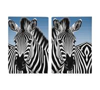 Zebra Passport Holder for Women Men PU Leather Passport Travel Wallet with Multiple Pockets
