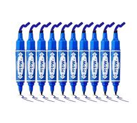 Zebra Pen 50252 Mckie Bold Twin Tip Permanent Marker - Blue