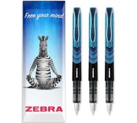 Zebra Pen Disposable Fountain Pen - Light Blue Ink (Wallet of 3)