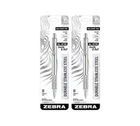 Zebra Pen F-701 Fine Point Ballpoint Retractable Pen, Black (Pack of 2)