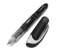 Zebra Pen Fuente Disposable Fountain Pen, 0.6mm Point, Black Ink, 1-Pack