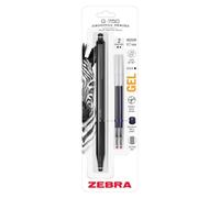 Zebra Pen Gel Pen G-750 – Retractable, Black Brass Barrel, Medium Point 0.7 mm, Black Ink, 1-Pack
