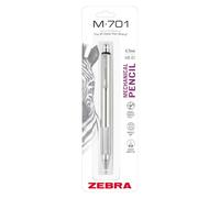 Zebra Pen M-701 Mechanical Pencil, Stainless Steel Barrel, Medium Point, 0.7mm, 1-Pack