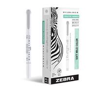 Zebra Pen Mildliner Double-Ended Highlighter Marker Set, Broad and Fine Point Tips, Ideal for Bible Highlighting, No Bleed, Mild Gray Ink, 12-Pack (78110upc)