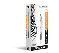 Zebra Pen Sarasa Dry X30 Retractable Gel Ink Pens, Bold Point, 1.0mm, Blue Ink, 12-Pack