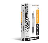 Zebra Pen Sarasa Dry X30 Retractable Gel Pen, Fine Point, 0.5mm, Black Ink, 12-Pack