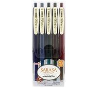 Zebra Pen SARASA Gel CLIP 0.5 mm with 5 Vintage Colours 1