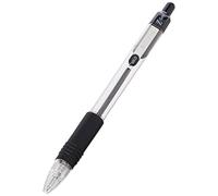 Zebra "Z-Grip" Ballpoint Pens Retractable Click Pens- Black - Pack of 10