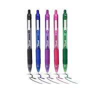Zebra Z-Grip Smooth Retractable Ballpoint Pen - Assorted Colours (Pack of 5)