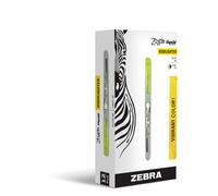 ZEBRA PEN Zazzle Liquid Ink Highlighter Chisel Tip Yellow 12-Count