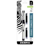 Zebra Pen Zebra V-301 Stainless Steel Fountain Pens (ZEB48111)