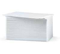 Zebra Premier PVC Blank White Card 30 mm Pack of 500