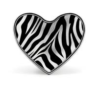 Zebra Print Button Pin Design Your Own Personalized Pin Cute Button Badge Exquisite Heart Badge Fashion Brooch Metal Decorative Lapel Pins for Hat Clothes Backpack