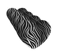 Zebra Print Car Air Freshener Cards Set of 4 Pieces Long Lasting Hanging Scented Cards Auto Aromatherapy Tablets Personalized Car Fresheners Gifts for Men Women - Lavender Scent