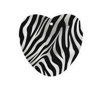 Zebra Print Car Air Freshener Hanging, Long Lasting Scented Car Aromatherapy Tablets, Love form Fragrance Scented Cards for Vehicles, Bedroom, Wardrobe White-style