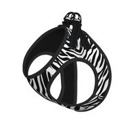 Zebra Print Compact Pet Suspender Vest-The Perfect Small Pet For A Comfortable Walk