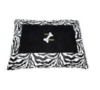 Zebra Print Dog Bed Mattress Pillow Large 29"x39" Removable Zipped Polycotton Cover & Inner Cushion with Pure Hollowfibre Filling, Ideal Pet Pillows for Large Breeds & Senior Dogs (Zebra Print Design)