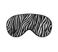 Zebra Print Eye Mask, Side Sleeping Mask Light Blindfold Sleeping Mask Nose Pad and Elastic Band for Children Women and Men
