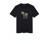Zebra Print Navy T-Shirt - male - Paul Smith - T-Shirts - Blue - S - Tops S
