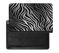 Zebra Print Passport Holder for Travel PU Leather Passport Covers Case Card Slot Ultra Slim Passports Wallet