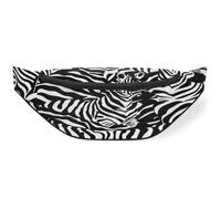 Zebra Print Pattern Waist Bag Pack for Women Men Kids Girls Boys Fanny Pack Bumbags Pouch Purses Belt Bag for Travel Sport Running