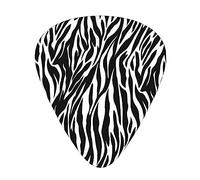 Zebra Print Print Guitar Pick Comfortable Feel, Clear Sound, Multiple Thicknesses For Varied Tones