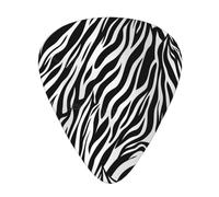 Zebra Print Print Guitar Pick Comfortable Feel, Clear Sound, Multiple Thicknesses For Varied Tones