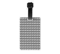 Zebra Print Print Luggage Tags for Suitcases Labels Set Travel Essentials Detachable Business Trip