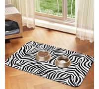 Zebra Print Print Pet Absorbent Leather Tablecloth Perfect for Dogs, Cats, and Other Pets