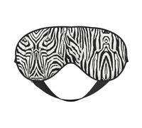 Zebra Print Print Sleep Mask Silk-Like Eye Mask Sleeping Eye Mask for Women Men for Travel Sleep Relaxation