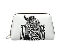 Zebra Print Print Women Makeup Bag Cosmetic Travel Vanity Pouch Toiletry Everyday Essential Organizer