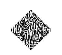 Zebra Print Printing 10 Pcs Car Air Fresheners Cards For Scented Hanging Sheets For Bathroom With Rope