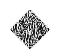 Zebra Print Printing 10 Pcs Car Air Fresheners Cards For Scented Hanging Sheets For Bathroom With Rope