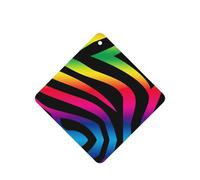 Zebra Print Printing 10 Pieces Air Freshener Car Hanging Cards Air Freshener Sheets With Rope For Cars Home