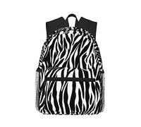 Zebra Print Prints Casual Backpack - Lightweight And Comfortable Large Capacity Suitable For School, Work, Travel