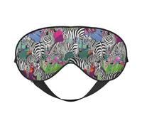 Zebra Print Sleeping Eye Cover Eyeshade for Men Women Plane Travel Nap Night Sleeping
