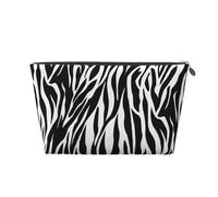 Zebra Print, Toiletry Pouch Makeup Bag Cosmetic Bag Portable Travel Toiletry Bag