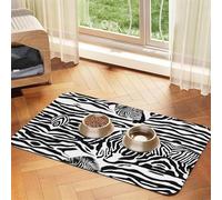 Zebra Prints Print Pet Absorbent Leather Tablecloth Perfect for Dogs, Cats, and Other Pets