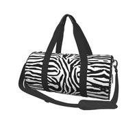 Zebra Prints Print Travel Duffel Bag, Foldable Gym Bag Overnight Weekend Bags for Women, Large Holdall Bag Cabin Bag for Sports and Travel