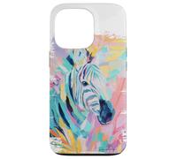 Zebra Safari Nature Portrait Artwork Pet Gift Case for iPhone 13 Pro