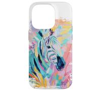 Zebra Safari Nature Portrait Artwork Pet Gift Case for iPhone 14 Pro