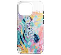 Zebra Safari Nature Portrait Artwork Pet Gift Case for iPhone 16 Pro