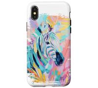 Zebra Safari Nature Portrait Artwork Pet Gift Case for iPhone X/XS