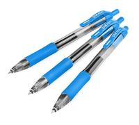 Zebra Sarasa - 0.7mm Retractable Gel Ink Rollerball Pen - Bright Blue - Pack of 3