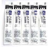 Zebra Sarasa Clip 0.3 Gel Ballpoint Pen Blue black Ink Refills, 0.3mm, Set of 5 (Japan Import) [Komainu-Dou Original Package] by Zebra Technologies