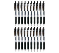 Zebra Pen Sarasa Clip 0.3 Gel Pen Black Ink Retractable Grip Set of 20 with Ecology Sticky Notes
