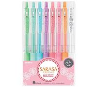 ZEBRA Sarasa Clip 0.5mm Ballpoint Pen, 8 Color Set (JJ15-8C-MK)