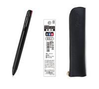 ZEBRA SARASA Clip 3C Black 0.5mm Multicolor Pen & Refills (Black, Blue, Red), qullity original Black slim pen case