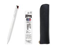 ZEBRA SARASA Clip 3C White 0.5mm Multicolor Pen & Refills (Black, Blue, Red), qullity original Black slim pen case
